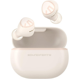 Навушники SoundPEATS Mini HS Bluetooth 5.3, Hi Res Audio, LDAC, AI мікрофон, 36 год, HiFi стерео, жовтий