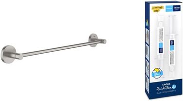 Рушникосушка для ванни (крок 450 мм, матеріал метал, приховане кріплення), 41197000 (з клеєм, Supersteel)