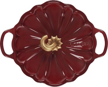 Le Creuset Cocotte Rhone, горщик з емальованого чавуну, 4 л, білий з мідним ручками