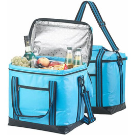 Сумка-холодильник PEARL Flexible складна сумка-холодильник з ручками, водонепроникний брезент для вантажівок, 26 л, набір з 2 шт. (гнучка сумка-холодильник, сумка-холодильник, ізольована, пляшка для води з ручкою для перенесення)