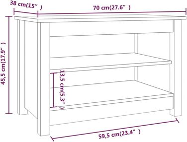 Підставка для взуття сіра 70x38x45.5 см