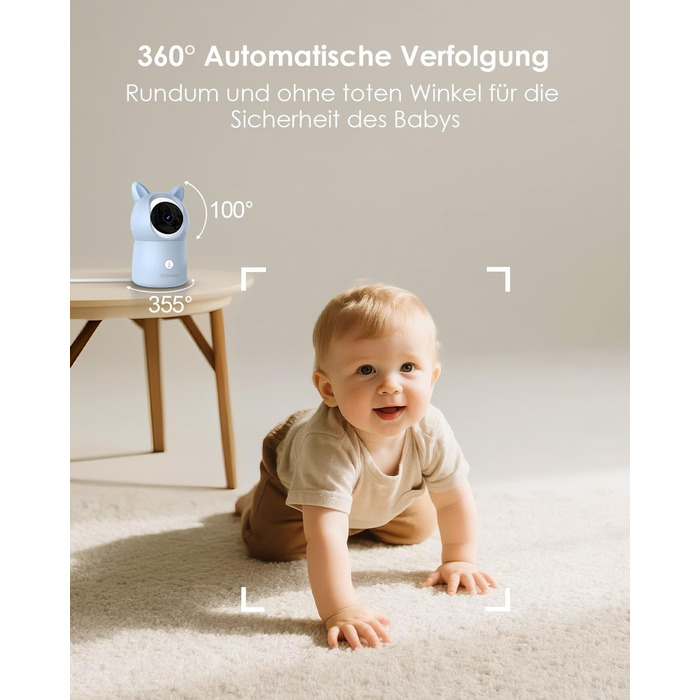 Відеоняня з камерою 2.5K та 5.5