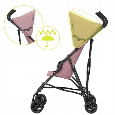 Дитячий візок-парасолька Lorelli VAYA, рожевий (вага 4,40 кг), складаний