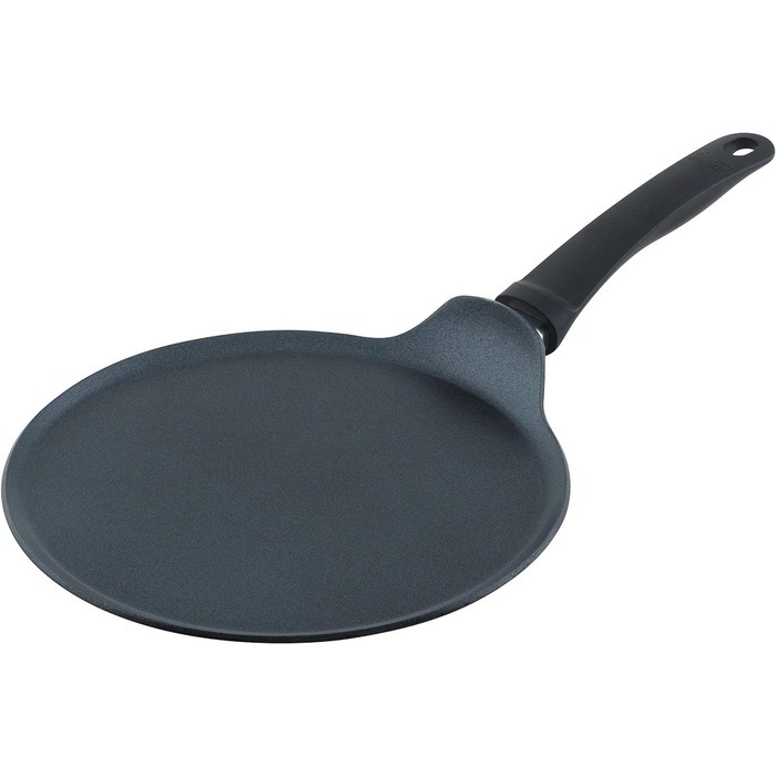 Алюмінієва сковорода для млинців KUHN RIKON Easy Induction з антипригарним покриттям, індукційна, 25 см, Чорна