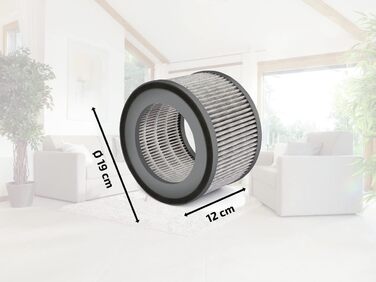 Повітряний Очищувач Soehnle AirFresh Clean 400 з 4-ступеневою системою очищення, HEPA та вугільним фільтром, UV-C світло, для алергіків. Запасні фільтри 400