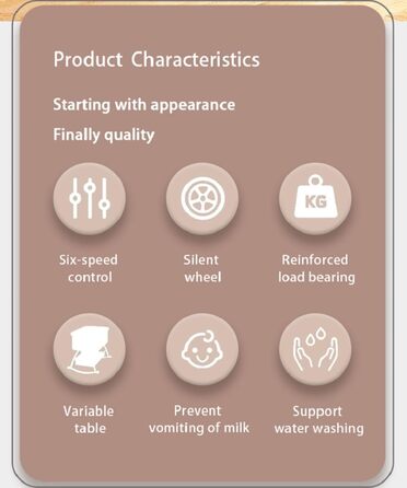 Дитяче ліжко-гойдалка GLOKID 3 в 1 з колесами, регулювання висоти та нахилу матрацу, сірий колір