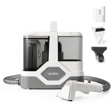 Апарат для чищення м'яких меблів та килимів: потужний волого-пилосос 600W з самоочищенням, об'єм бака 2.3л, 16KPa, для диванів, килимів та меблів.