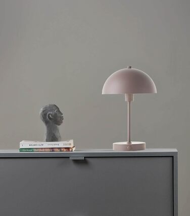 LED настільна лампа Mokebo® 'Leuchtturm' – бездротова, акумуляторна, диммер, USB-C, вінтажний квітковий горщик, тепліше світло, металева, для дому