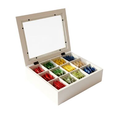 Організатор для чайних пакетиків Relaxdays на 12 відділень