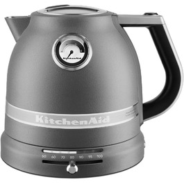 Міксер KitchenAid Artisan 1.5 л, сталевий котел, колір сірий (5KEK1522EGR)