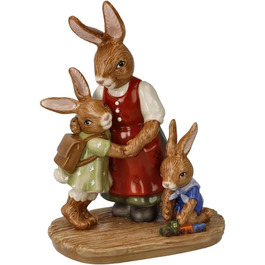 Фігурка кролика Гебель Пасхальна класична мама найкраща, виготовлена з фаянсу, розміри 12 х 8,5 х 16,5 см, 66-845-65-1