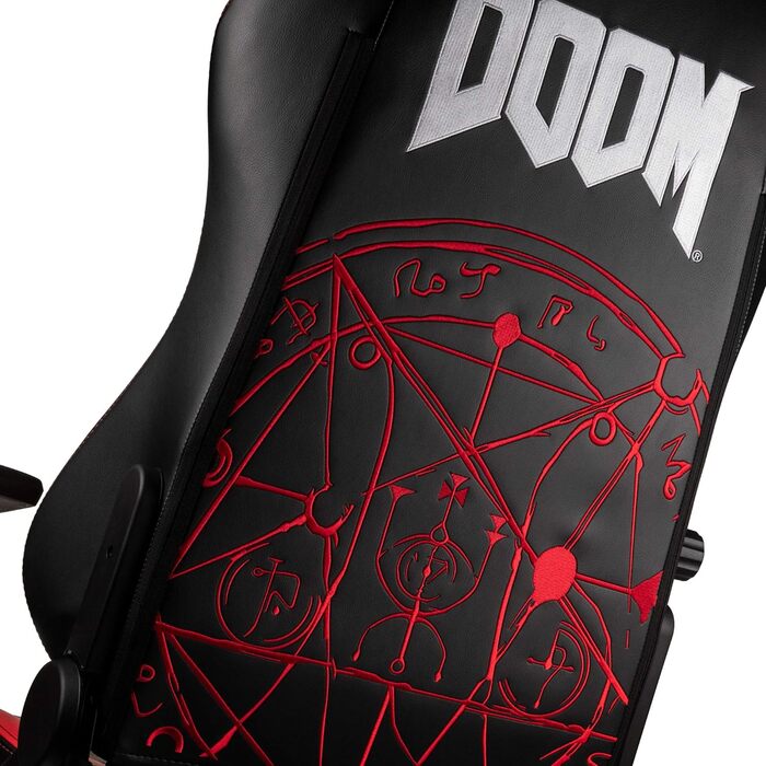 Крісло ігрове Noblechairs Hero Doom Edition – PU-шкіра, до 150 кг, ергономічне, для дому та офісу