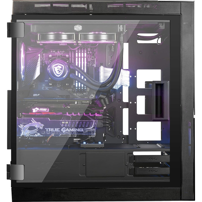 Корпус MSI MPG SEKIRA 100R ATX, 2 шт. USB 3.1, 4 шт. 120мм вентилятор A-RGB, чорний, RGB