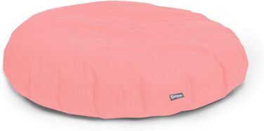 В 1 з наповнювачем Seat Cushion Сирна подушка Підлогова подушка Крісло BeanBag (діаметр 145 см, пудрово-рожевий), 2