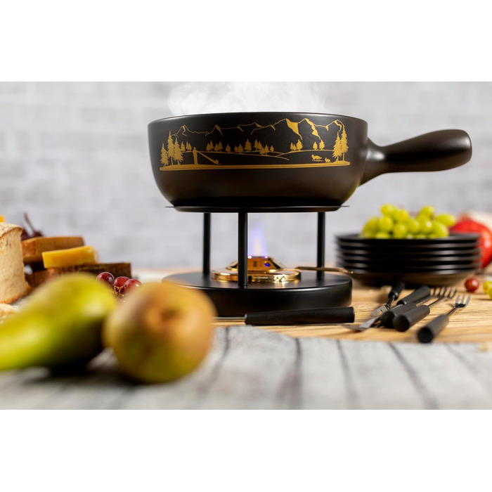 Фондю KUHN RIKON 32320 з кераміки, для сиру, 2.5 л