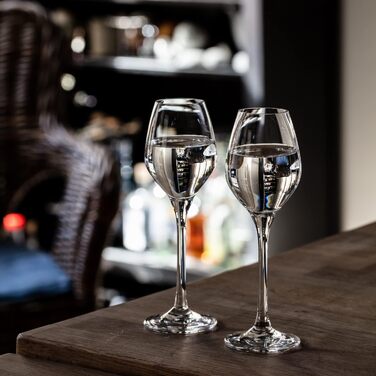 Набір келихів для шампанського KROSNO Champagnergläser Set (6 шт.) | 210 мл | Колекція Splendour | Крістал, без свинцю | Елегантний дизайн з високою ніжкою | Для шампанського, просекко та святкових випадків
