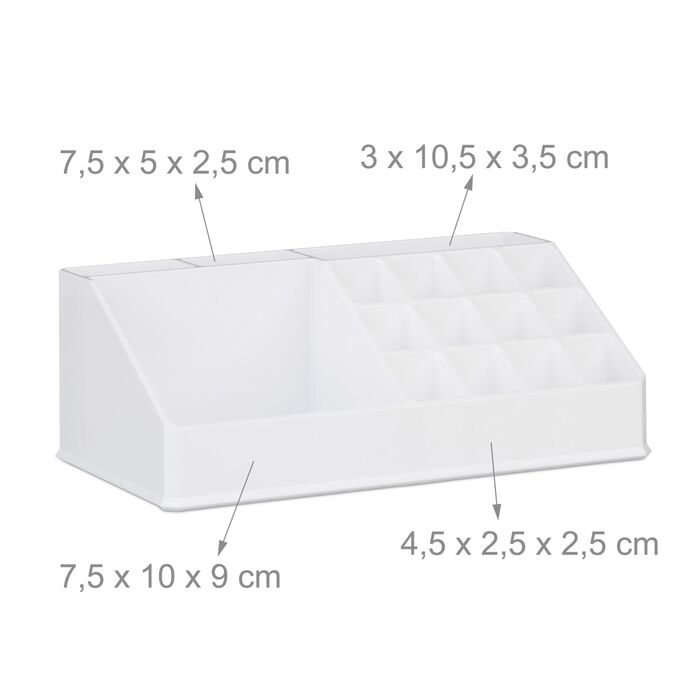 Організатор для макіяжу Relaxdays з 8 висувними ящиками