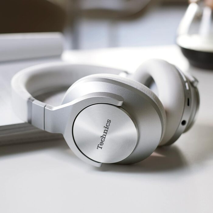 Накладні Bluetooth-навушники Technics EAH-A800E-S, шумозаглушення, мікрофон, складні, сріблястий