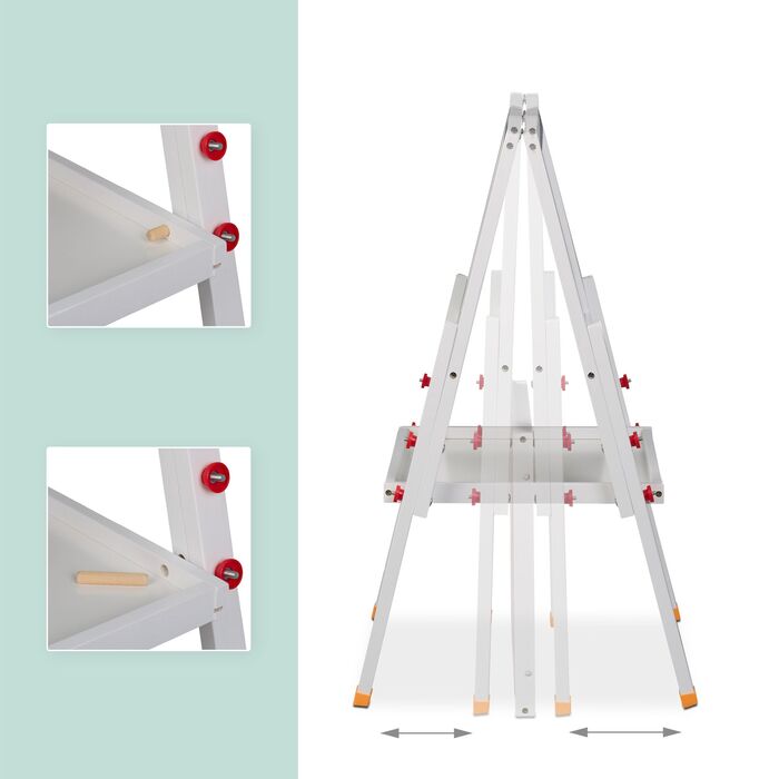 Дитячий столик Relaxdays з дощечкою для малювання