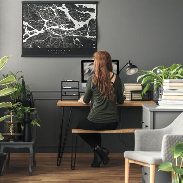 Підставка для монітора Relaxdays з полицями