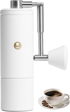 Кавомолка ручна TIMEMORE C5 Pro, керамічні жорна, регулювання помелу, сталеве корпус, для еспресо, моки, френч-пресу