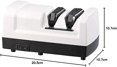 Електричний професійний точило для ножів Rosenstein & Söhne з алмазним диском, грубе та тонке точіння, 60 Вт