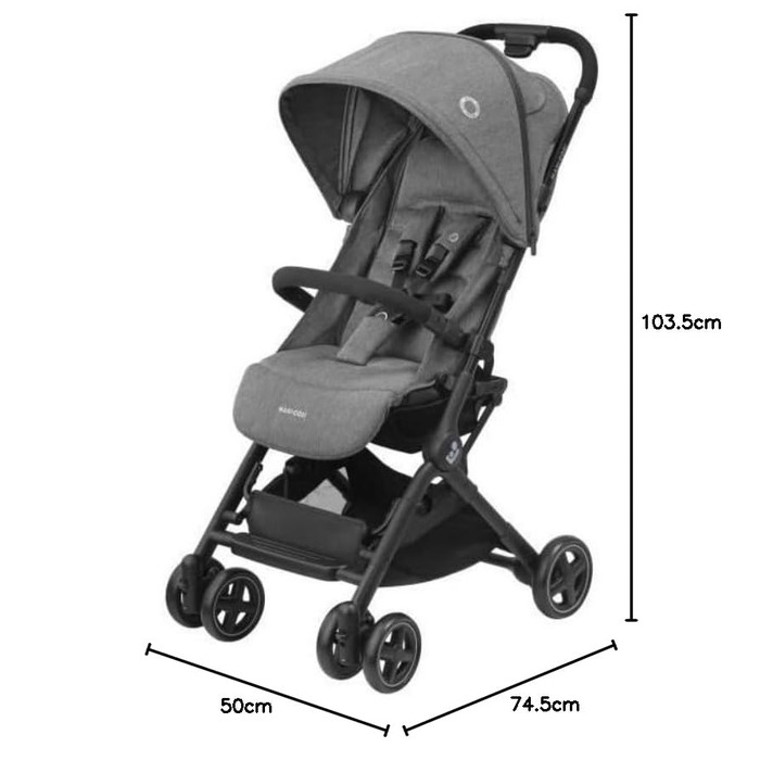Дитяча коляска Maxi-Cosi Lara2 Select Grey - легка, компактна, 3 положення, до 22 кг
