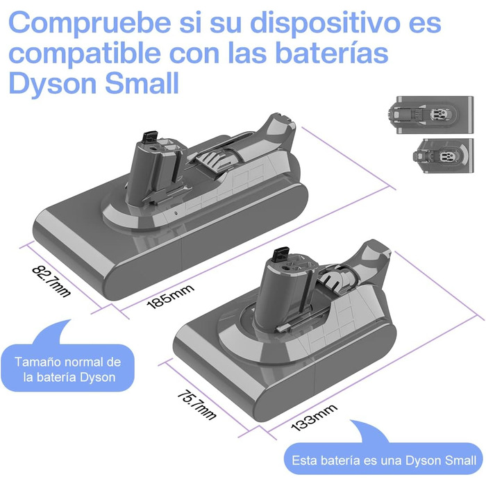 Акумулятор Dyson SV18 Digital Slim Fluffy 18 В 5000 мАг