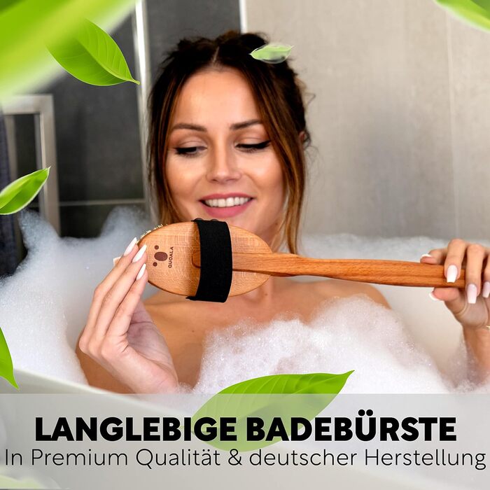 Щітка для тіла Sustainable Body Brush Дерев'яна щітка з натуральною щетиною (сизаль та кінський волос)