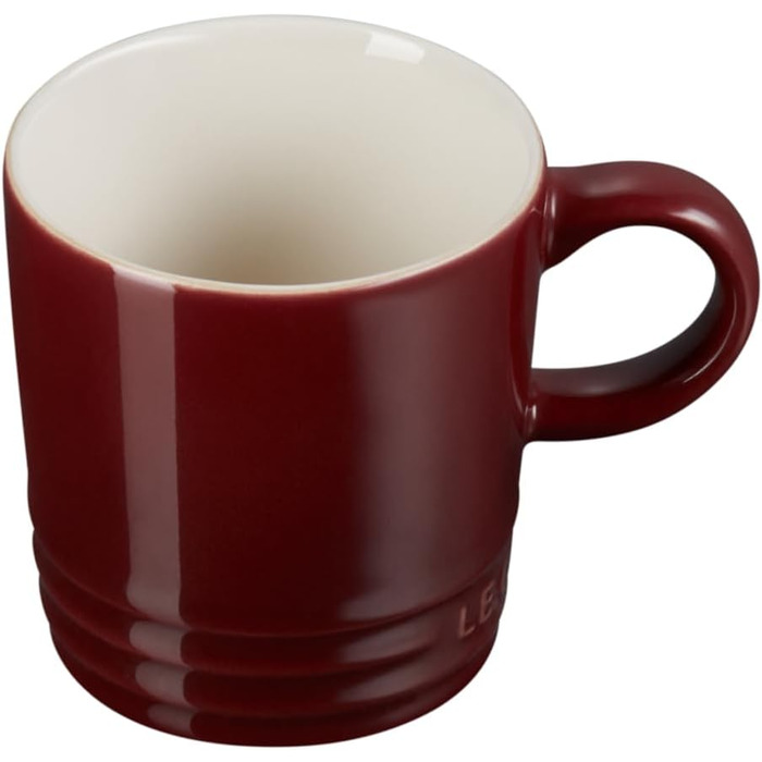 Кружка LE CREUSET з кераміки, 0.35 л, вишнево-червоний колір, 70302350600002 (Chambray, 100 мл)