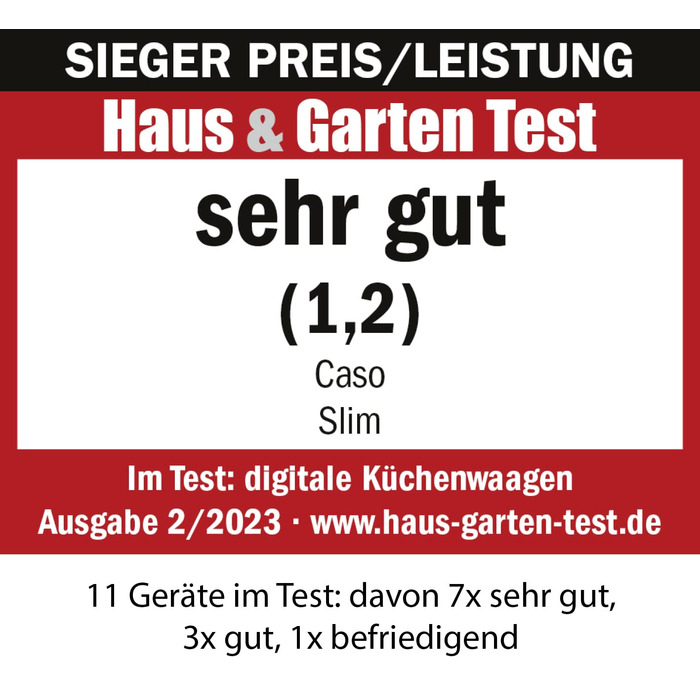 Кухонні ваги CASO L15 - цифрові, з великою поверхнею 30x22 см, до 15 кг, з нержавіючої сталі, срібні