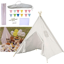 Дитячий намет-типі для гри, намет-типі для дітей з вікном, індіанський намет-типі для дому та вулиці, ігровий будиночок