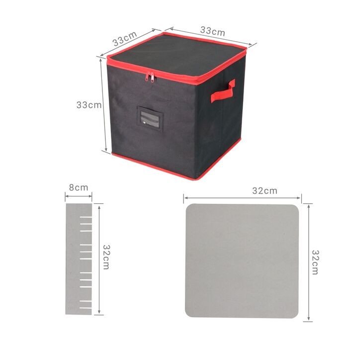 Коробка для зберігання новорічних кулі