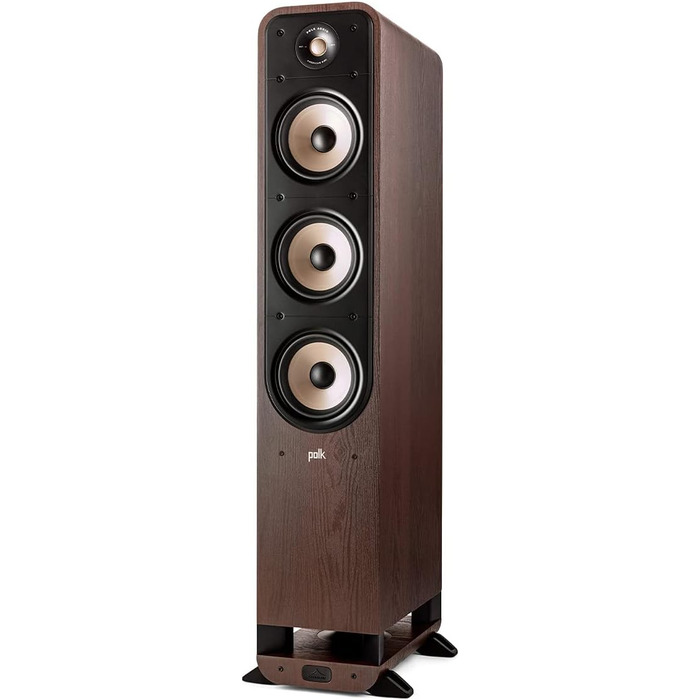 Центральний динамік Polk Audio Signature Elite ES35, висока роздільна здатність, Dolby Atmos, DTSX, горіх (шматок)