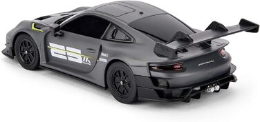 Porsche 911 GT2 RS Clubsport 25: Модель на радіокеруванні 1:24, сіра, ліцензійна, високошвидкісна RC-машина для хлопчиків та дівчаток