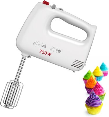 Кухонний комбайн MPM MMR-16Z з обертовою чашею 3.4 л, без BPA, 750W, білий (міксер, планетарний)