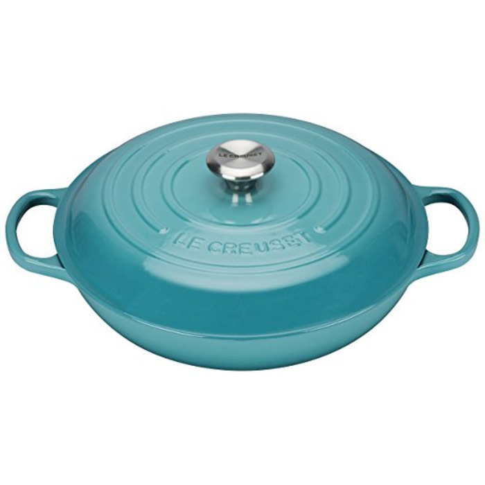 Сковорода чавунна 30 см, бірюзовий Le Creuset