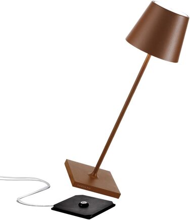 Zafferano Poldina Pro Mini - Бездротова LED-лампа для дому та вулиці, білий колір, регулювання яскравості, 30 см