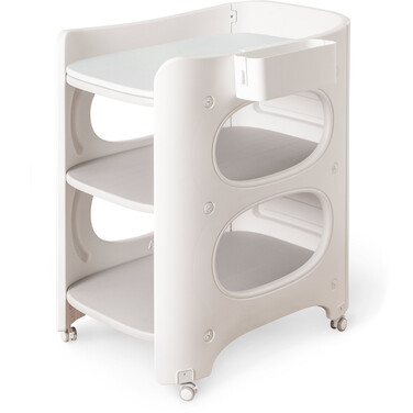 Столик сповивальний Mealux Dora з матрацом (арт. KD-E062 Grey/White+mattress)