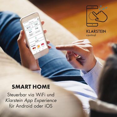 Klarstein Sous Vide Garer: Електричний су-від прилад, 1200W, 20-95°C, таймер, керування через додаток, сенсорний дисплей, 3D циркуляція, для посуду 10-15 літрів, нержавіюча сталь, чорний