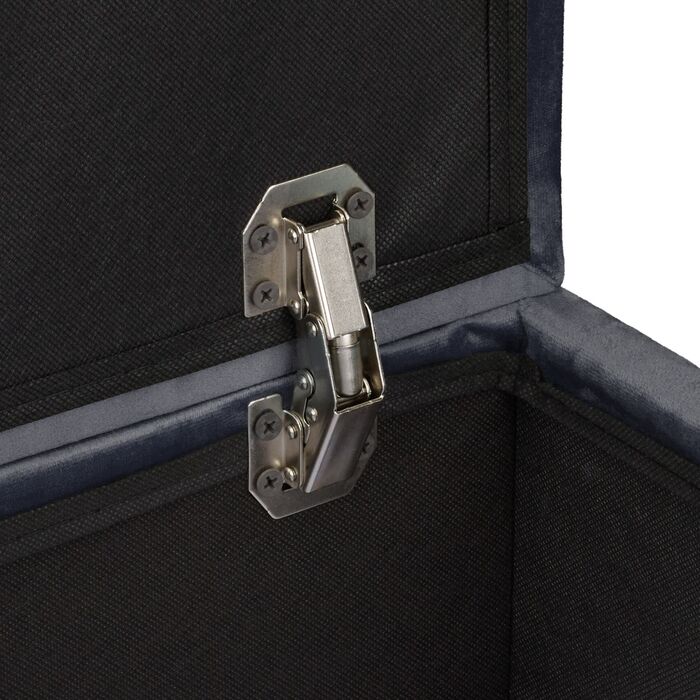 Relaxdays М'який пуф з місцем для зберігання