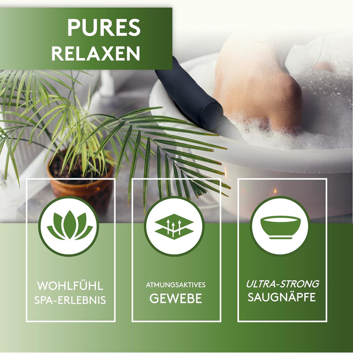 Підголовник для ванни SilverRack MEDIUM-WEICH [Темно-Сірий 4D] з присосками - ергономічна подушка для ванни