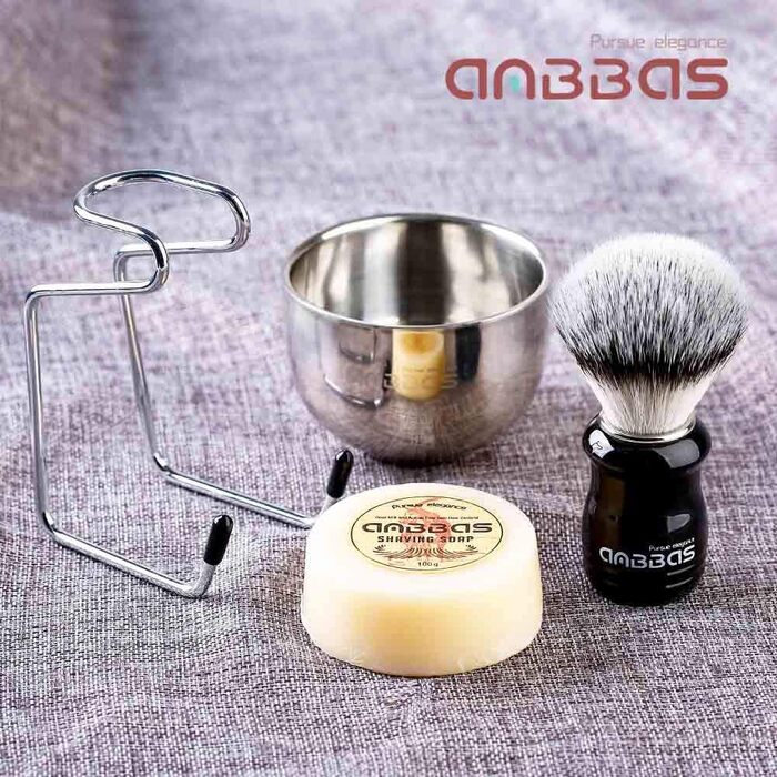 Подарунковий набір для гоління Anbbas Men's Shaving Set (смола)