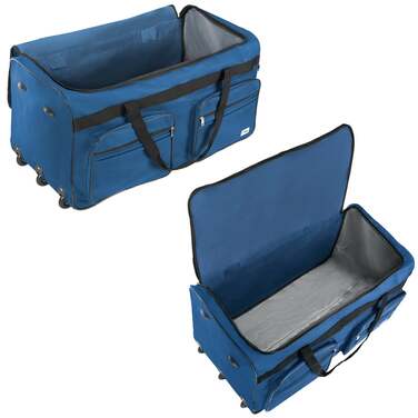 Дорожня сумка на колесах XXL Blue 160L