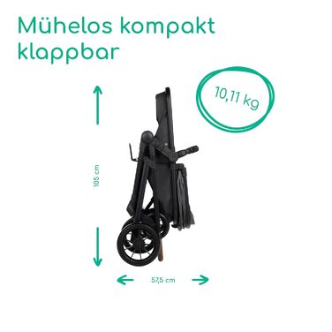 Дитяча коляска Bebeconfort Haze Trio 3-в-1, 0-4 роки, до 22 кг, i-Size, компактна, Tinted Stone