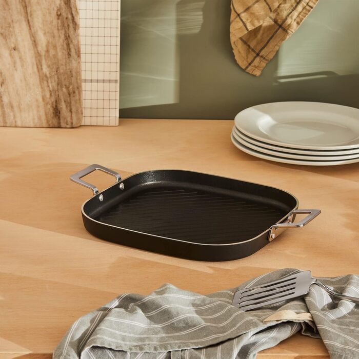 Сковорода Alessi BISTECCHIERA AL з алюмінію та нержавіючої сталі 18/10, багатокольорова