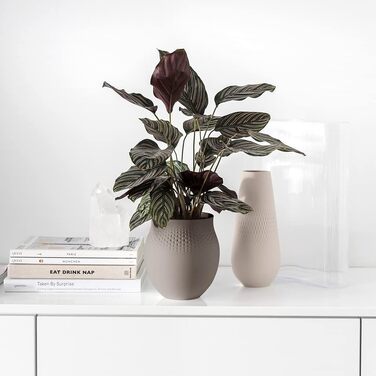 Vieroy & Boch ваза Carré, 23 см, преміум-фарфор, Perle/Taupe/L