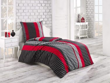 Комплект постільної білизни 200x200 з бавовни – набір постільної білизни на всі сезони, м'який та дихаючий, простирадло та наволочки 80x80 см на блискавці, колір Petrol (Вітер Рота, 155x220 см (2-кільний))