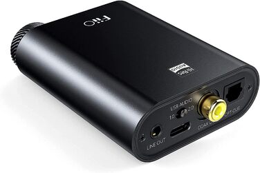 Підсилювач для навушників FiiO K3, портативний, 384 кГц/32 біт DSD256 USB-C для ПК/домашнього аудіо