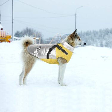 Зимове пальто для собак Oslueidy, одяг для домашніх тварин, водонепроникна куртка для цуценят, теплий жилет для собак, Одяг для домашніх тварин, вітрозахисний одяг для собак, світловідбиваючий зимовий костюм для кішок, для маленьких і середніх собак, м, б